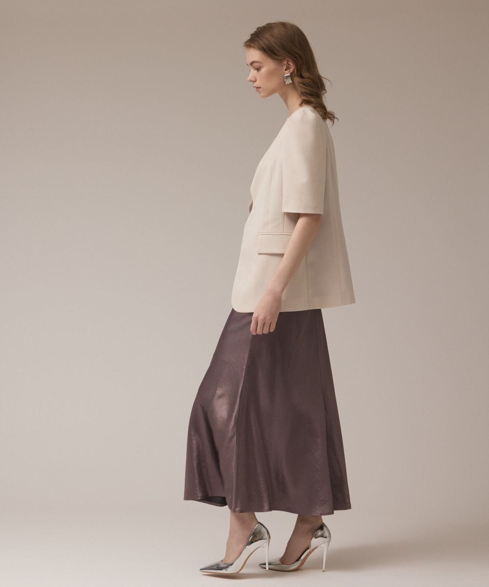 GRACE CONTINENTAL サテンバイアススカート 