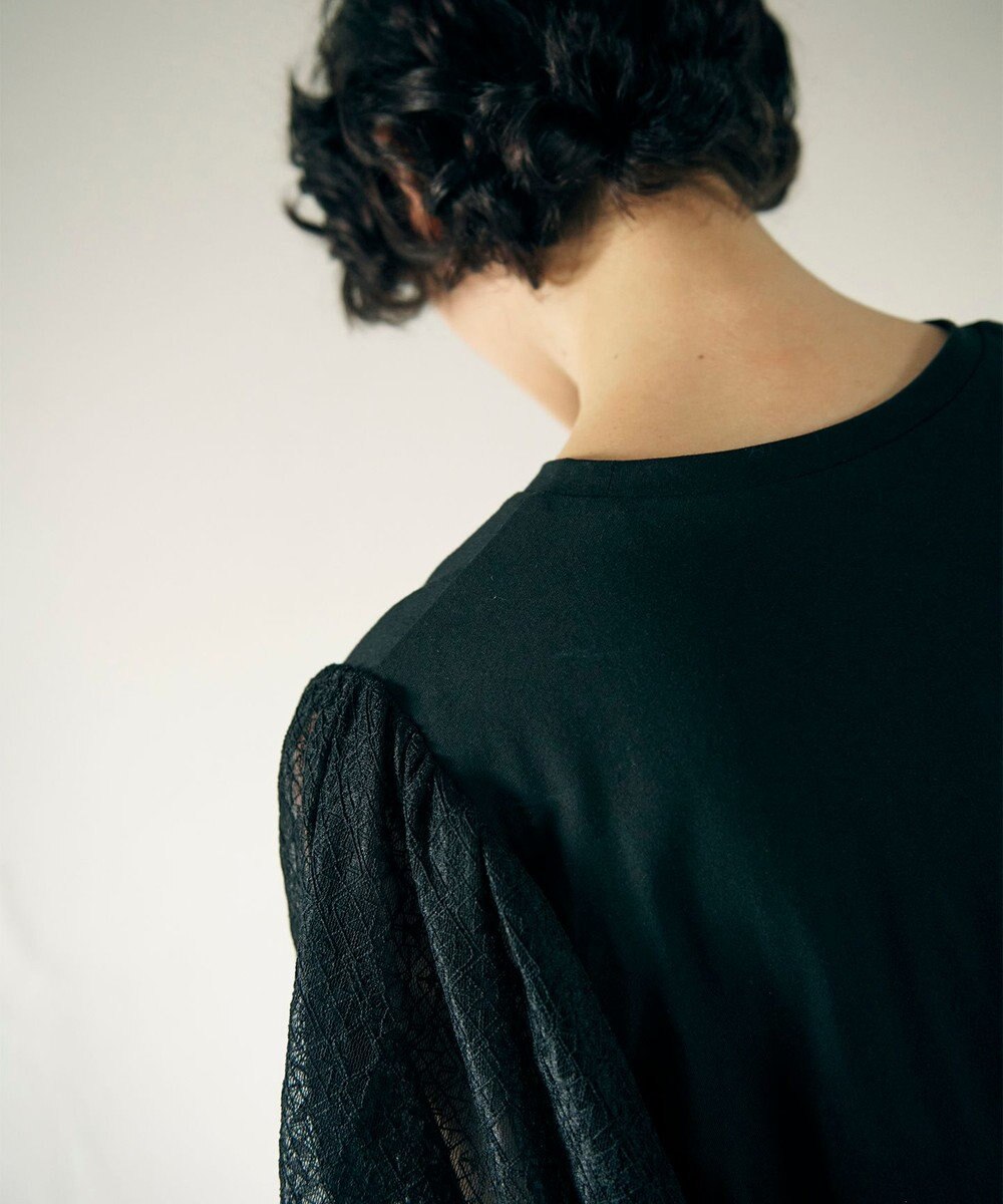 GRACE CONTINENTAL レースロゴTシャツ 