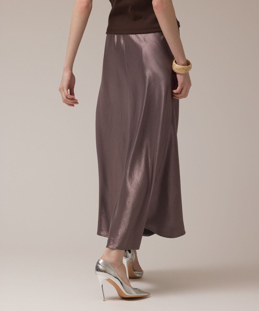 GRACE CONTINENTAL サテンバイアススカート 