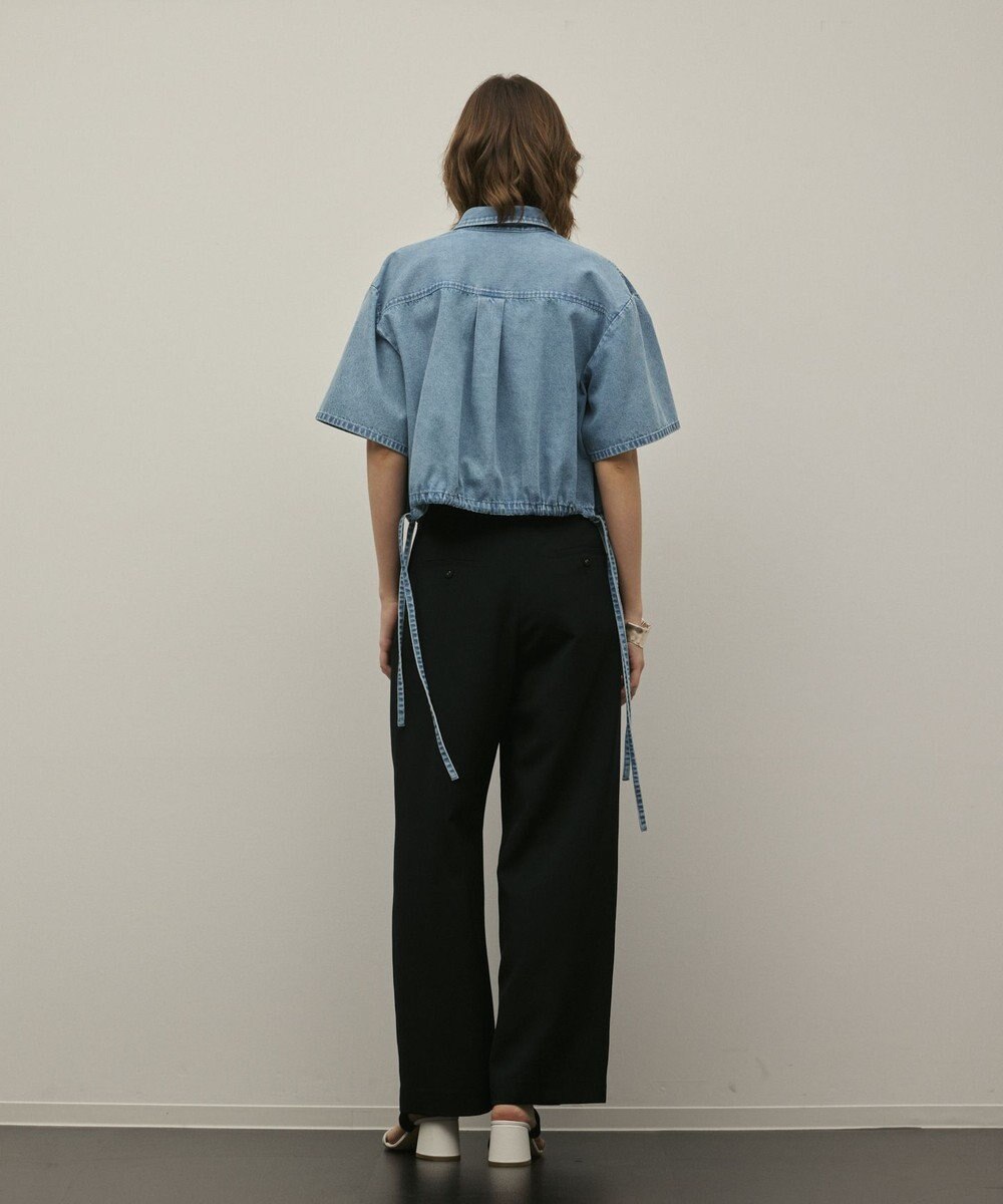 GRACE CONTINENTAL ハーフスリーブデニムシャツ 