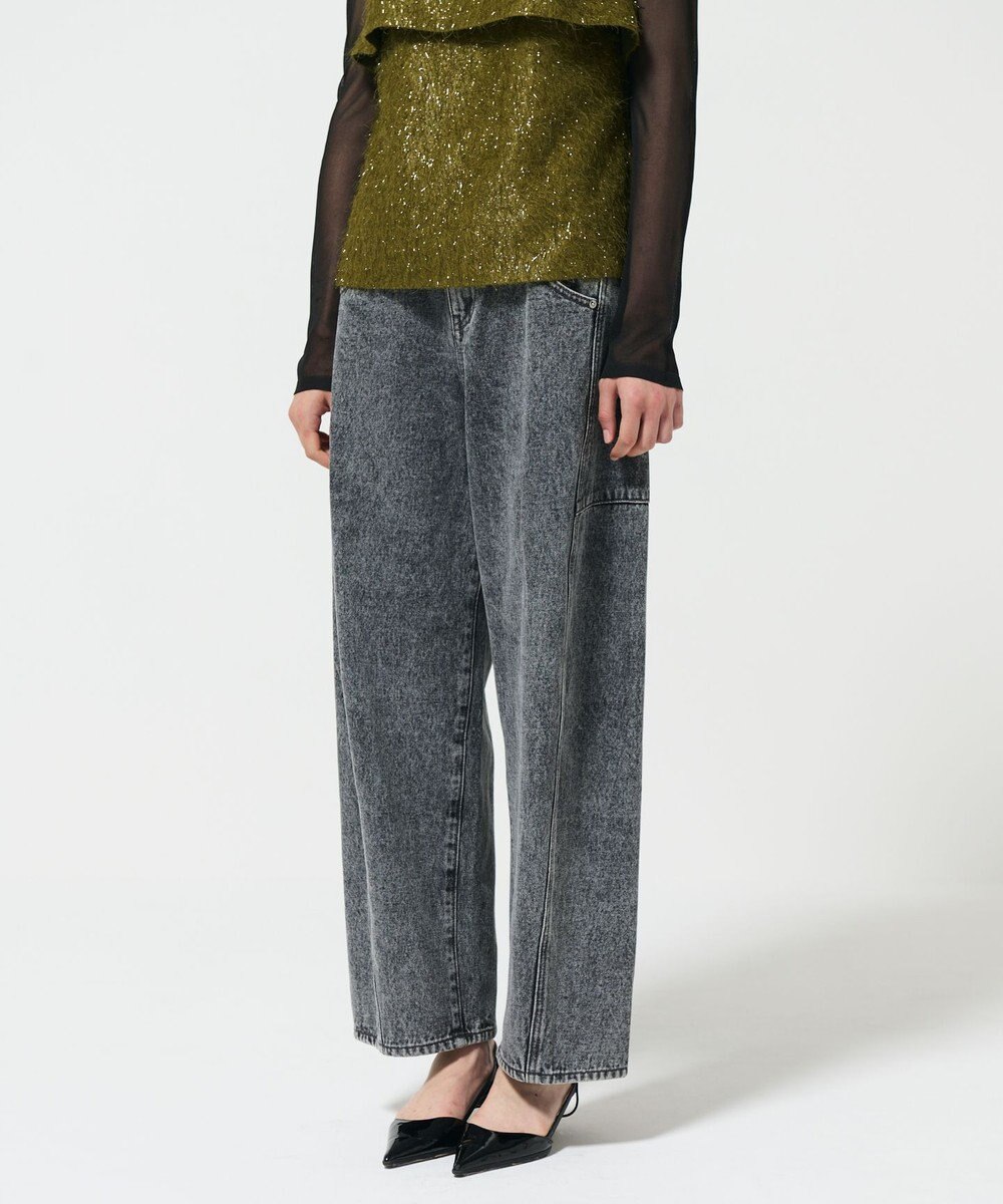 GRACE CONTINENTAL エッグラインデニムパンツ 