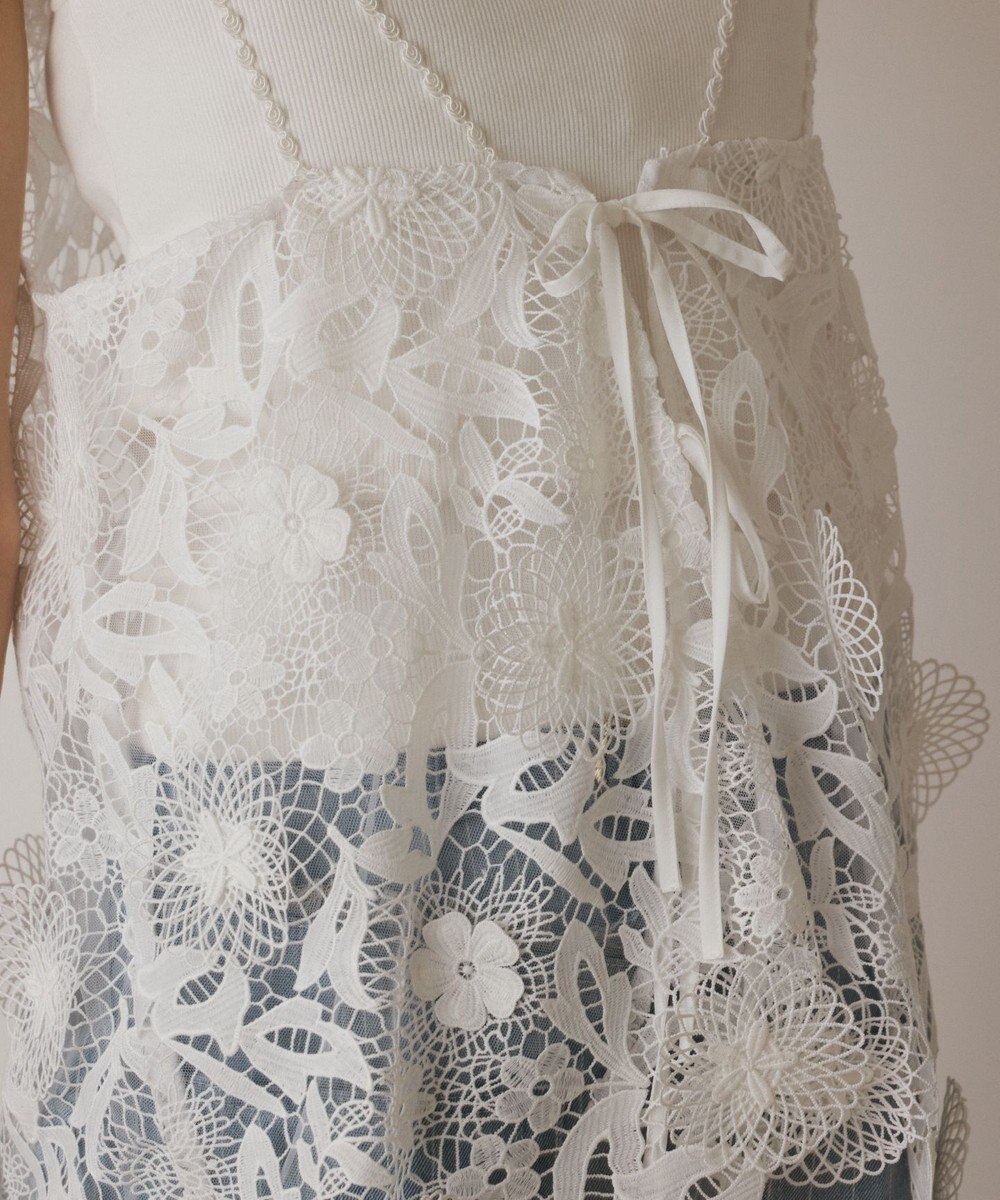 GRACE CONTINENTAL フラワーレースキャミソール 