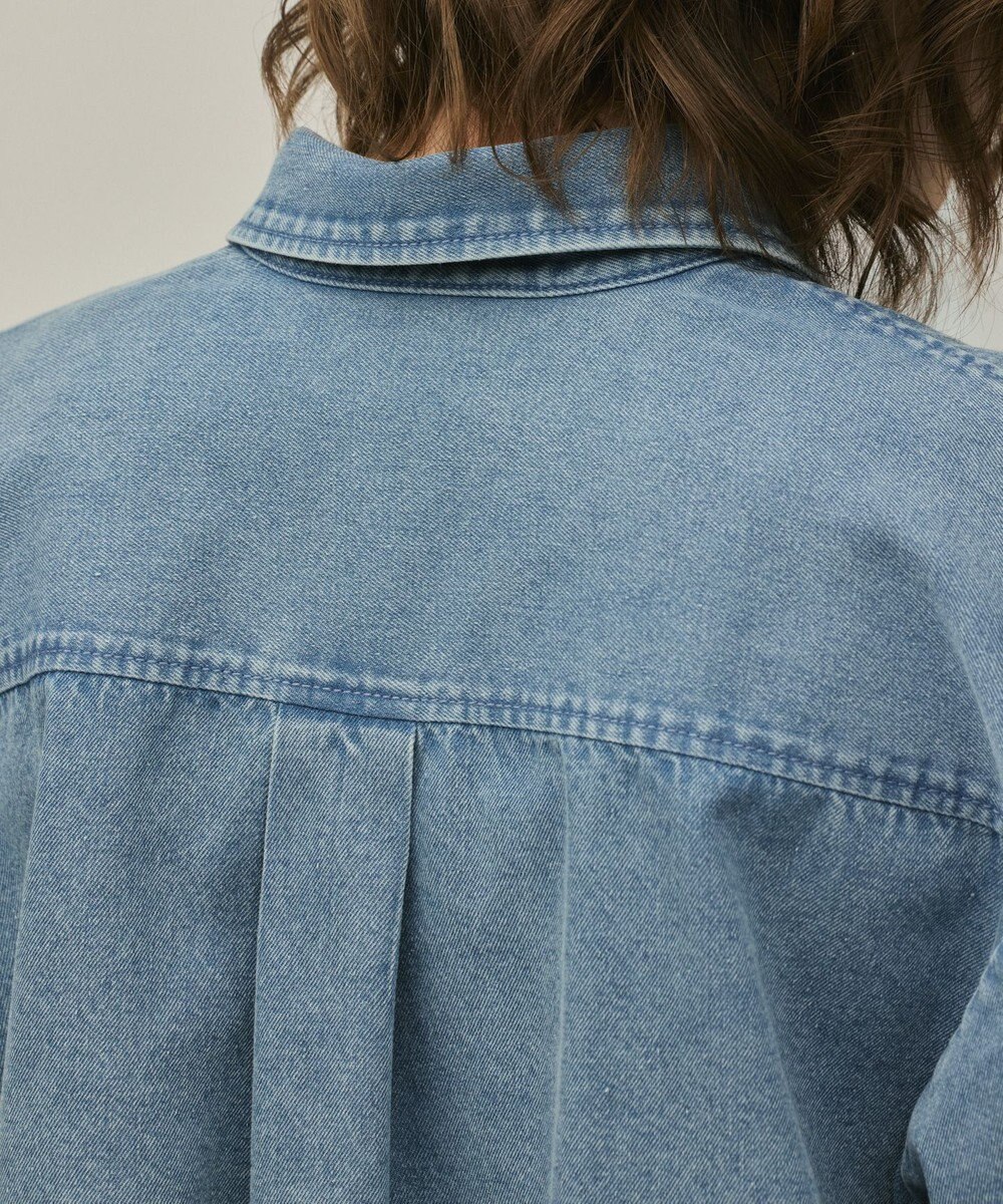 GRACE CONTINENTAL ハーフスリーブデニムシャツ 