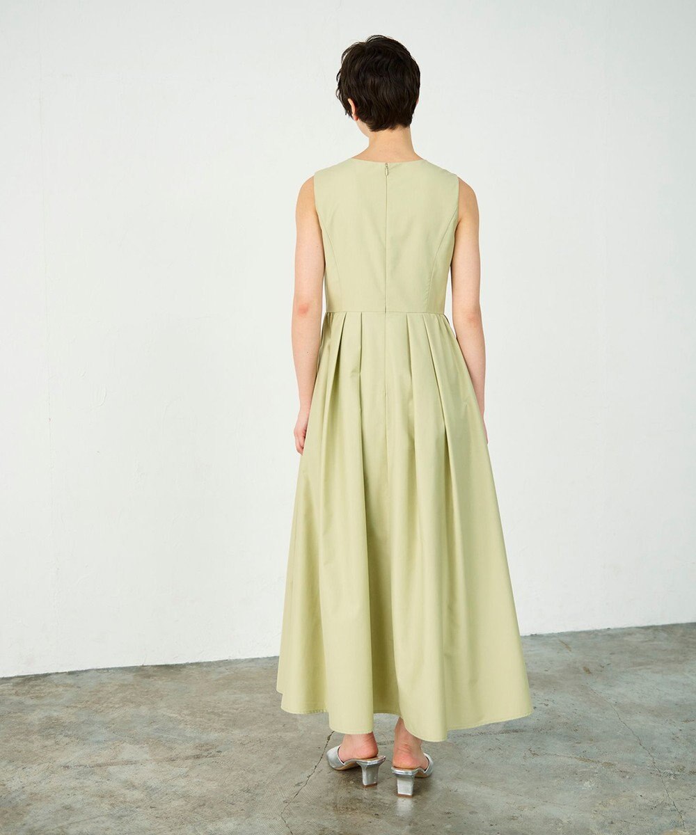 GRACE CONTINENTAL タックフレアロングワンピース