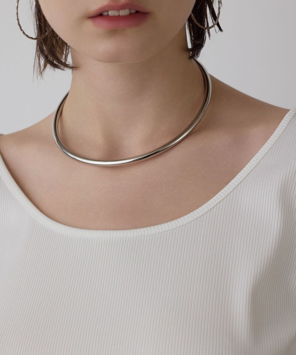 GRACE CONTINENTAL テレコボートネックトップ 