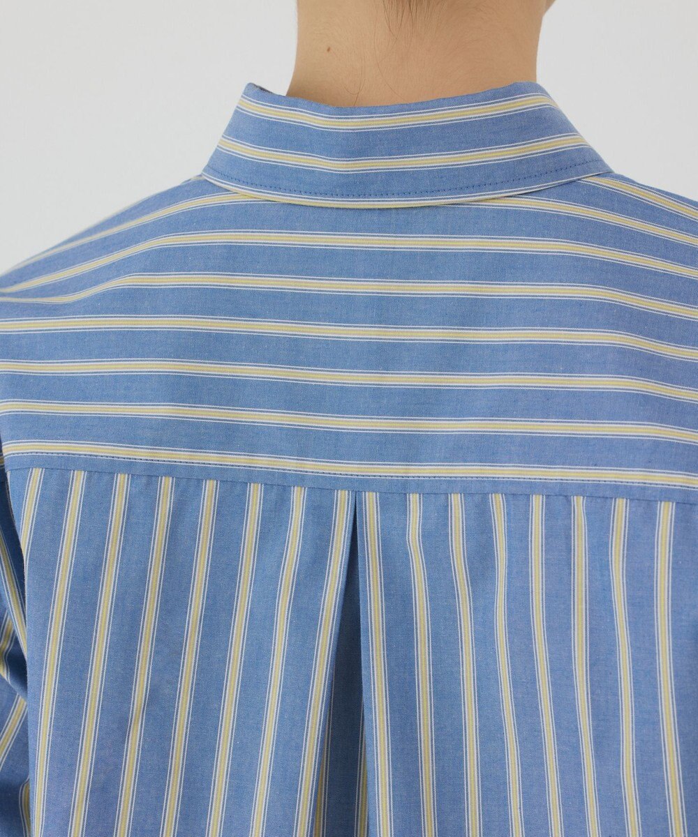 GRACE CONTINENTAL ストライプショートシャツ 