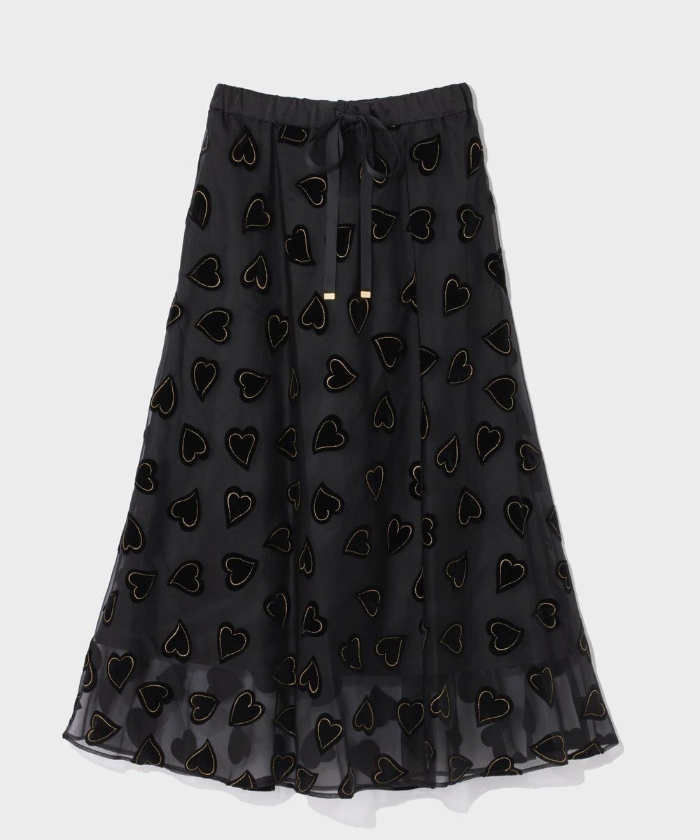 GRACE CONTINENTAL ハートオパールスカート 