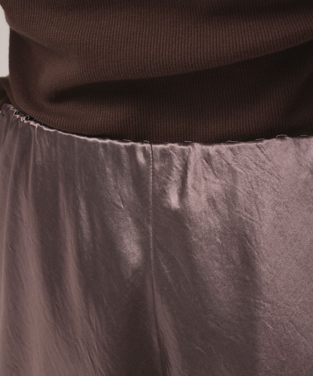 GRACE CONTINENTAL サテンバイアススカート