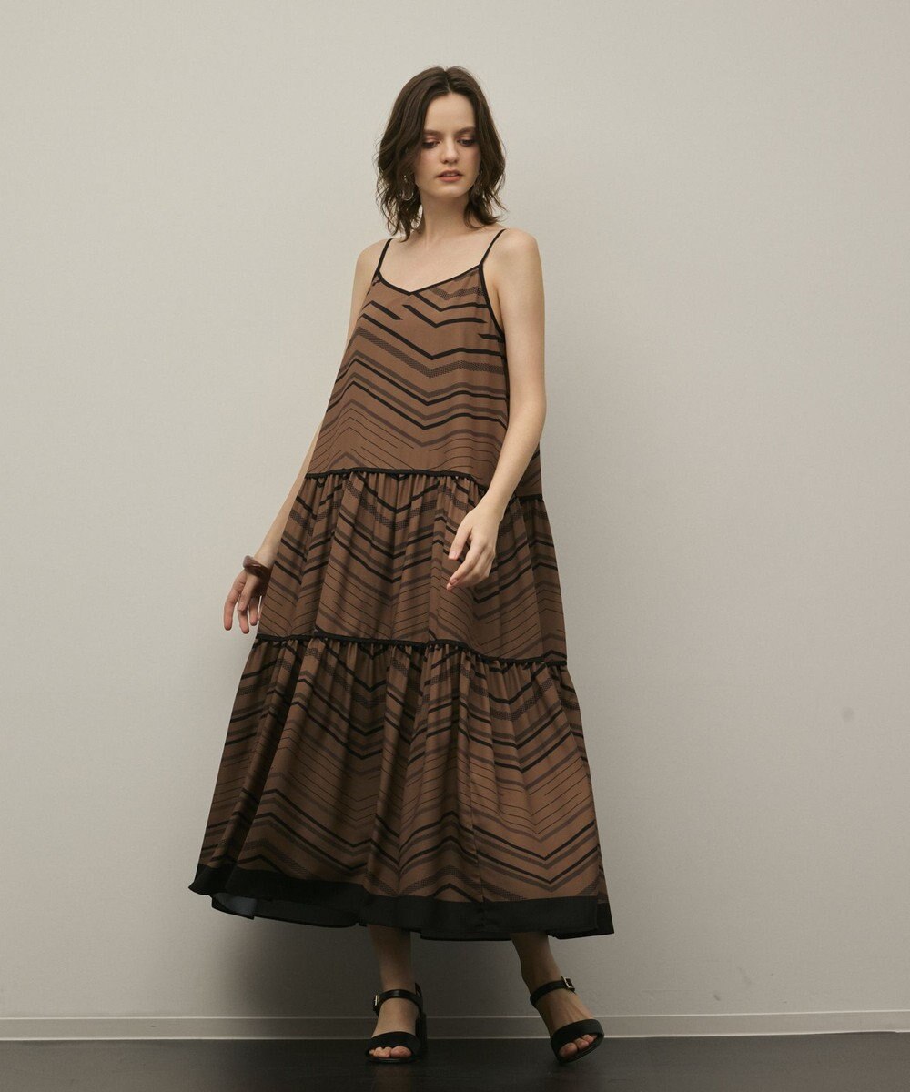 GRACE CONTINENTAL キカプリントキャミワンピース 