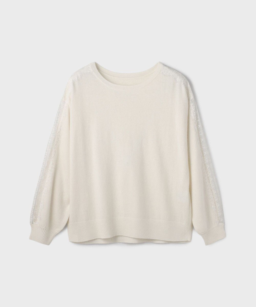 GRACE CONTINENTAL レーススリーブトップ 