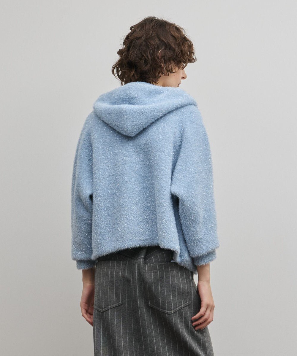 GRACE CONTINENTAL フェザーニットパーカー 