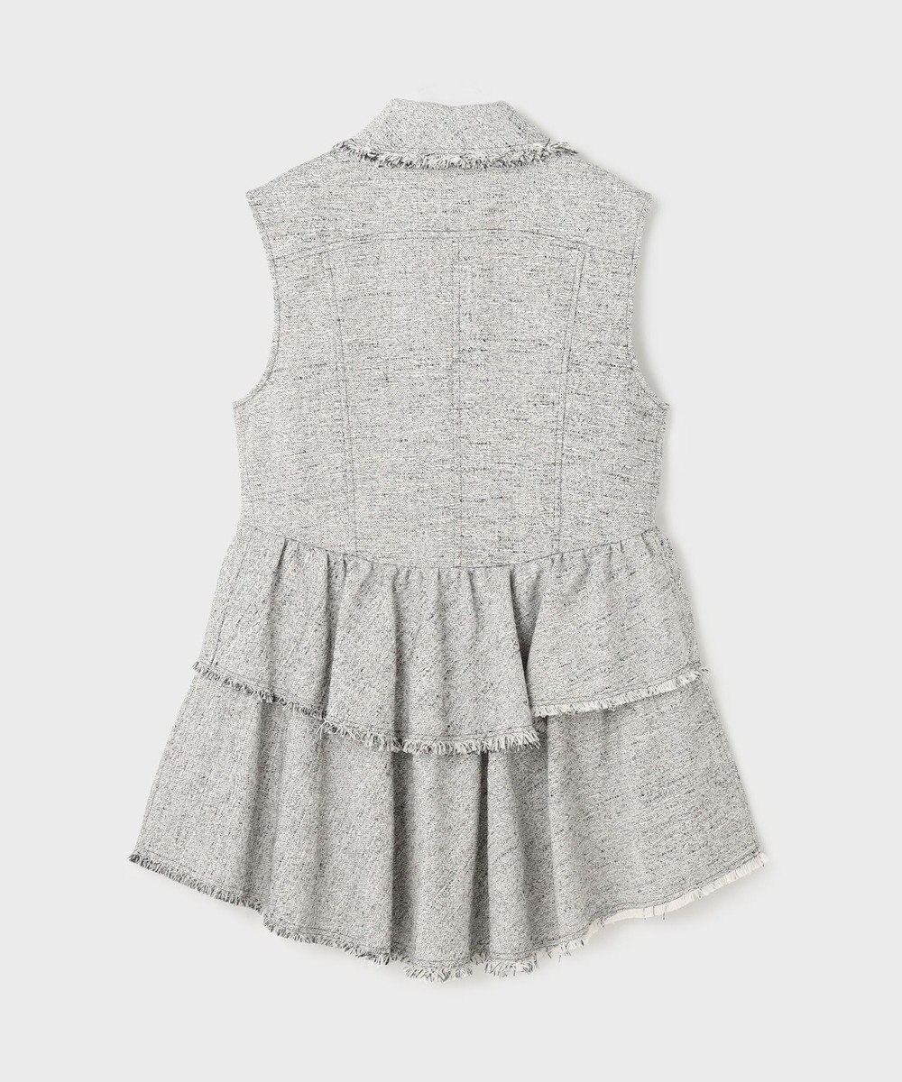 GRACE CONTINENTAL ツイードフリンジジレ 