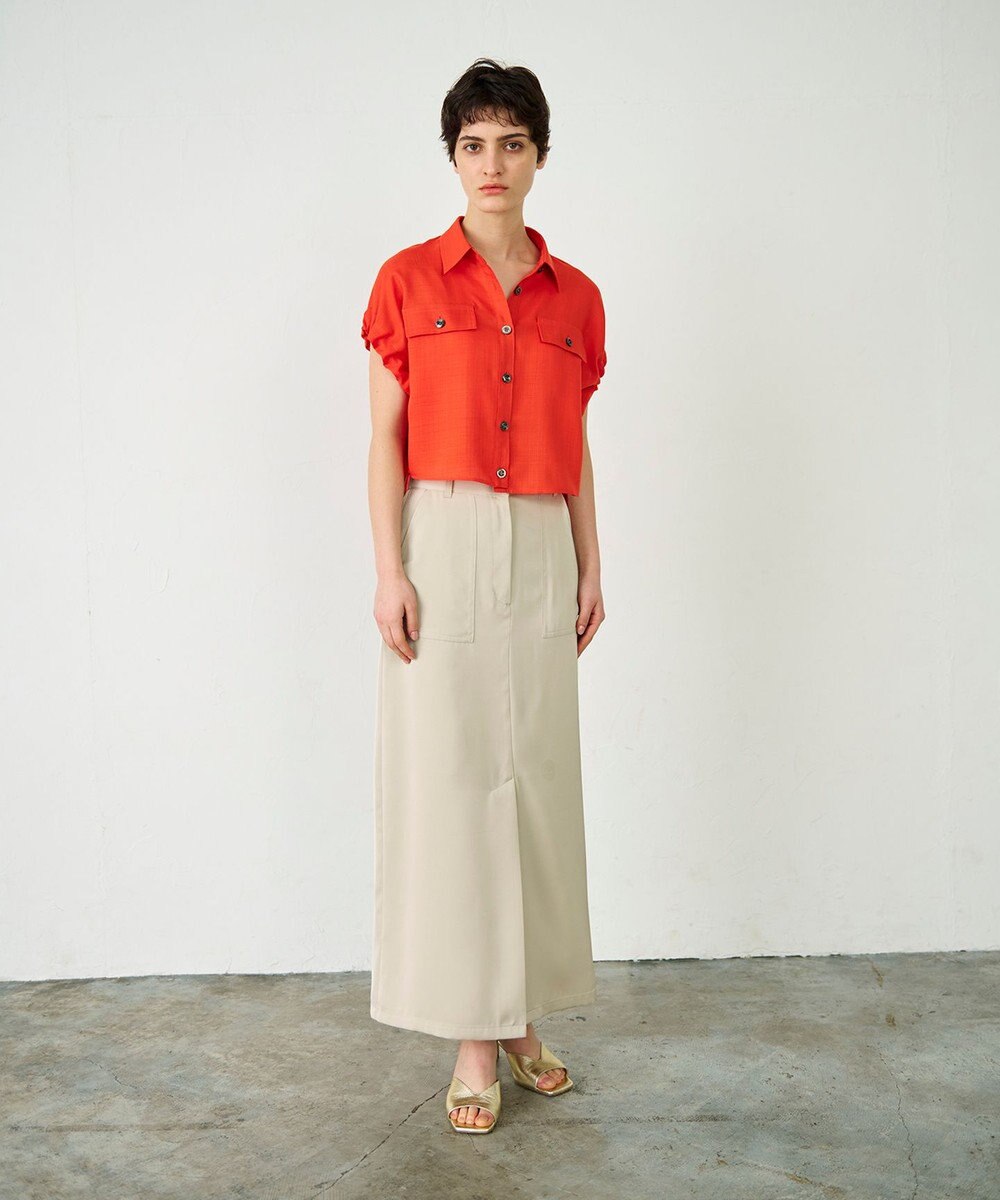 GRACE CONTINENTAL ショートポンチョシャツ