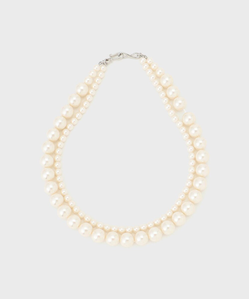GRACE CONTINENTAL ミックスパールボリュームネックレス 