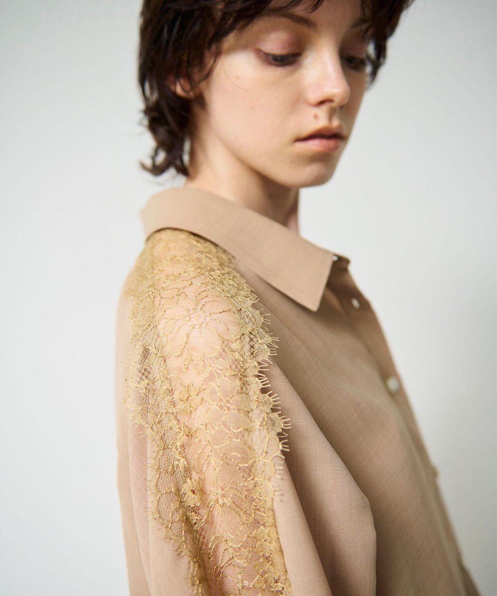 GRACE CONTINENTAL シアーポンチョシャツ