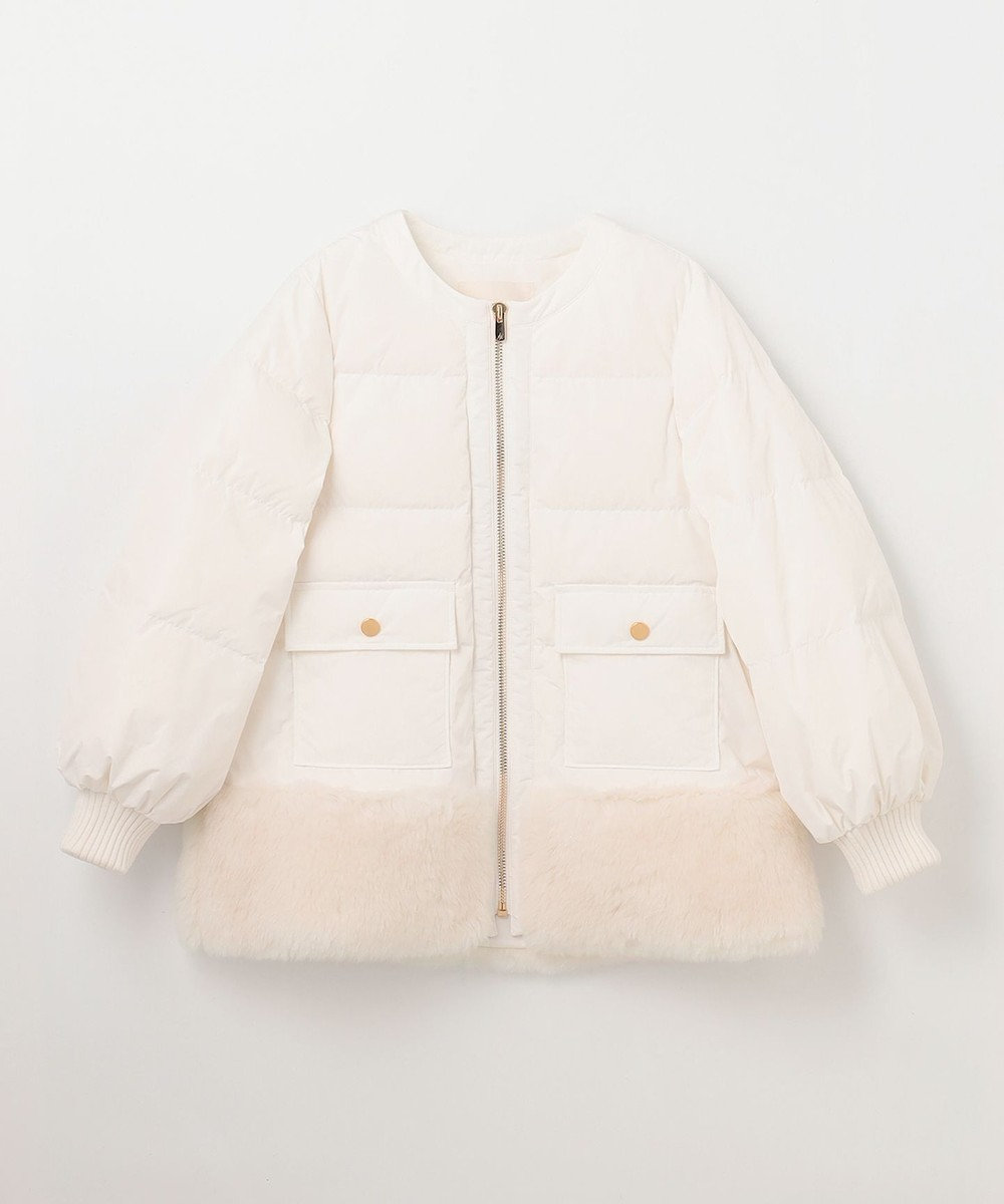 GRACE CONTINENTAL ボアコンビダウンジャケット