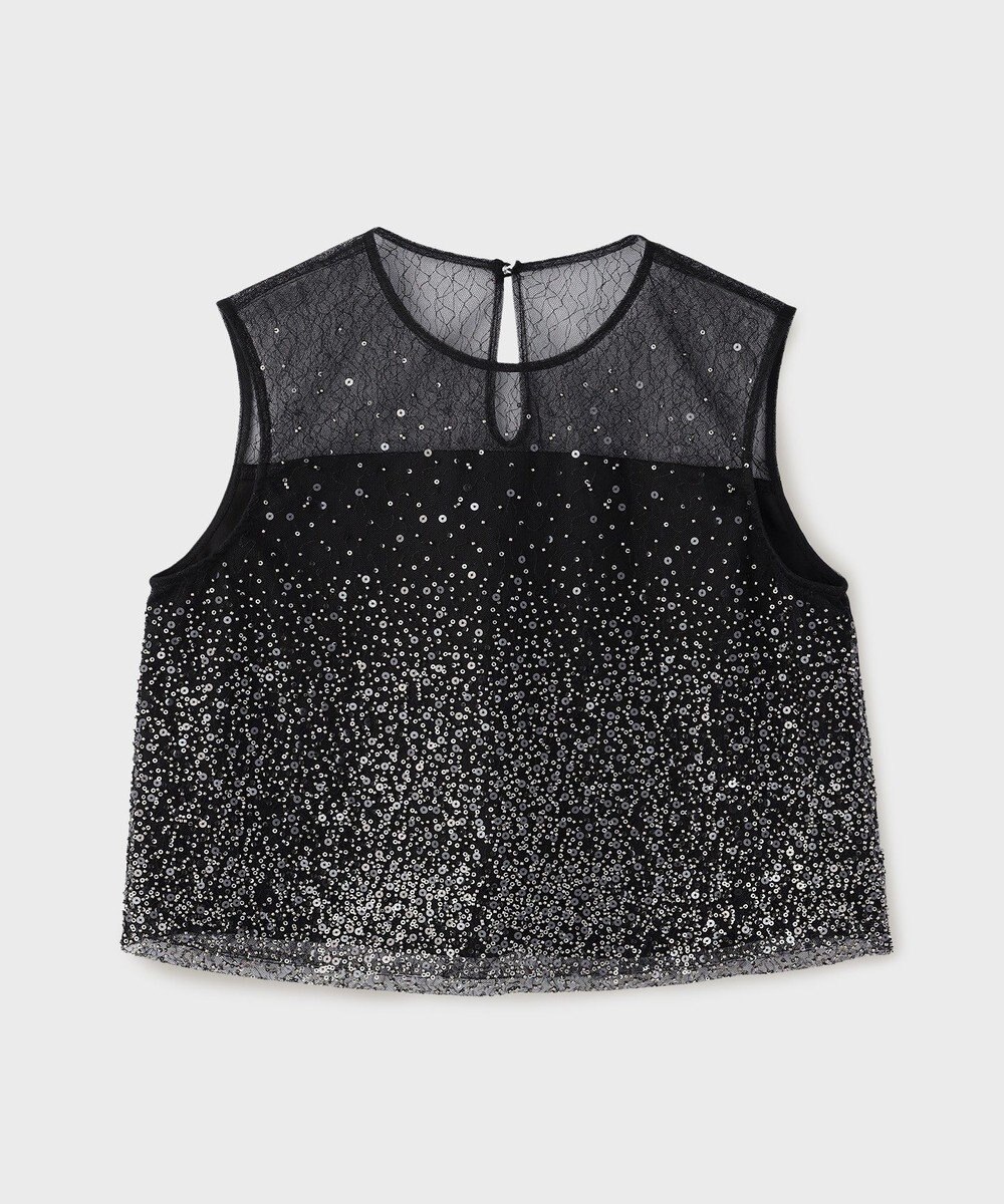 GRACE CONTINENTAL ビーズ刺繍トップ 