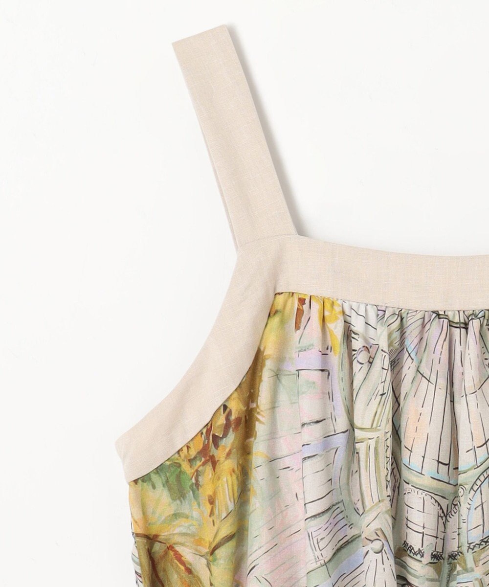 GRACE CONTINENTAL ジャルダンプリントマキシ 