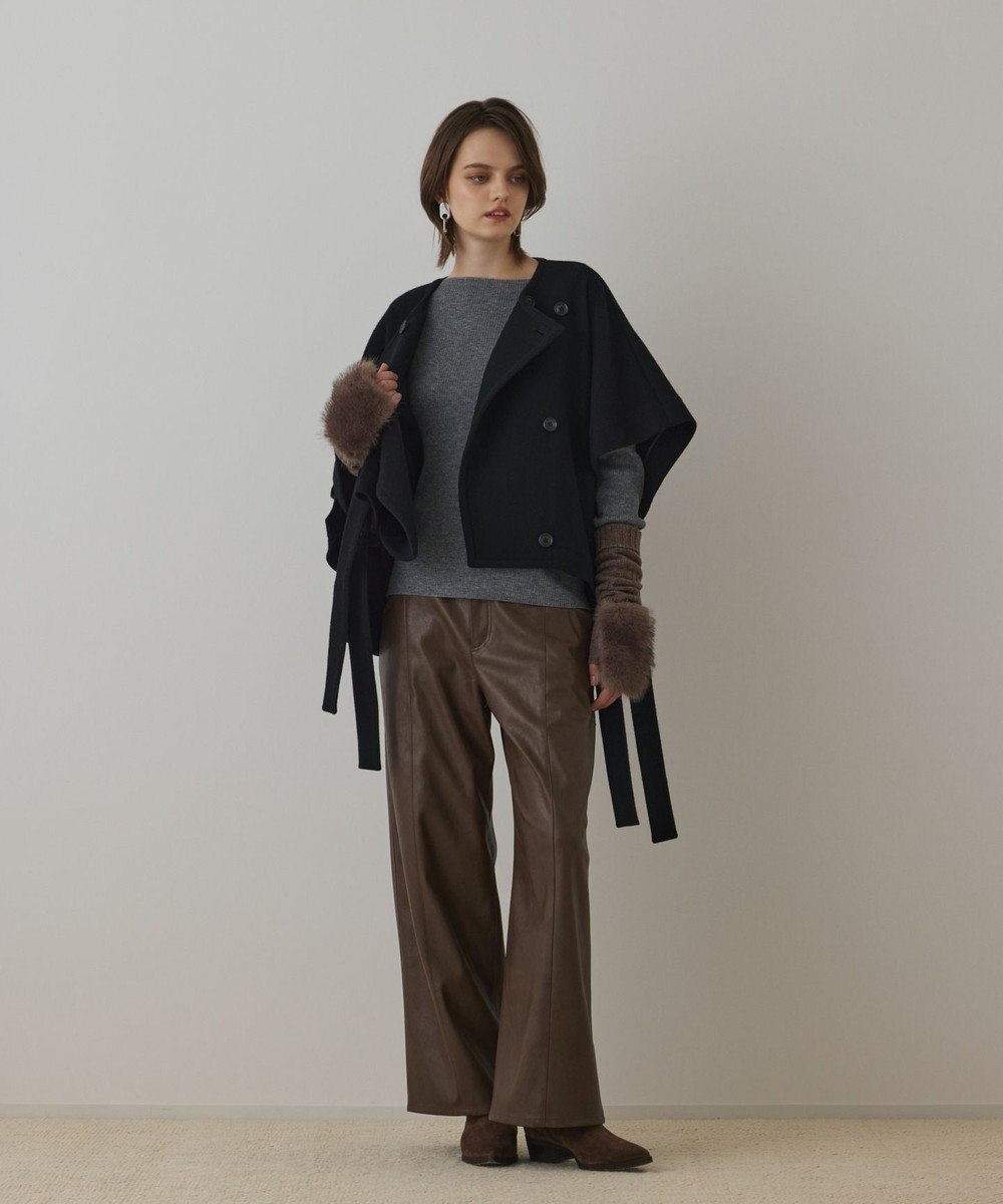 GRACE CONTINENTAL ライトビーバーポンチョ 