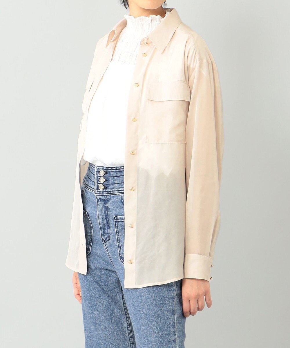 バックフリルシアーシャツ Grace Continental Grace Continental グレースコンチネンタル 通販