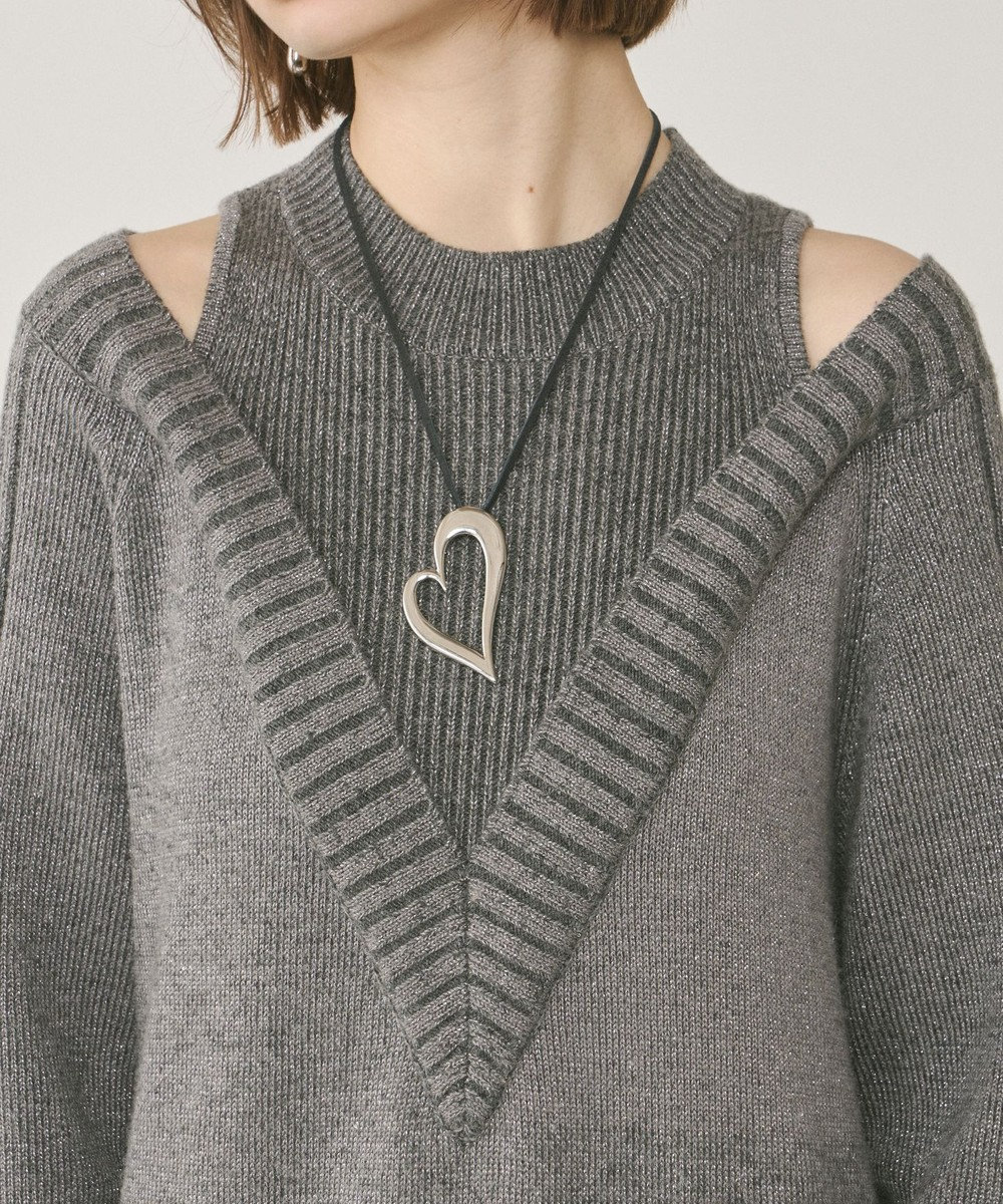 GRACE CONTINENTAL ハートチャンキーネックレス