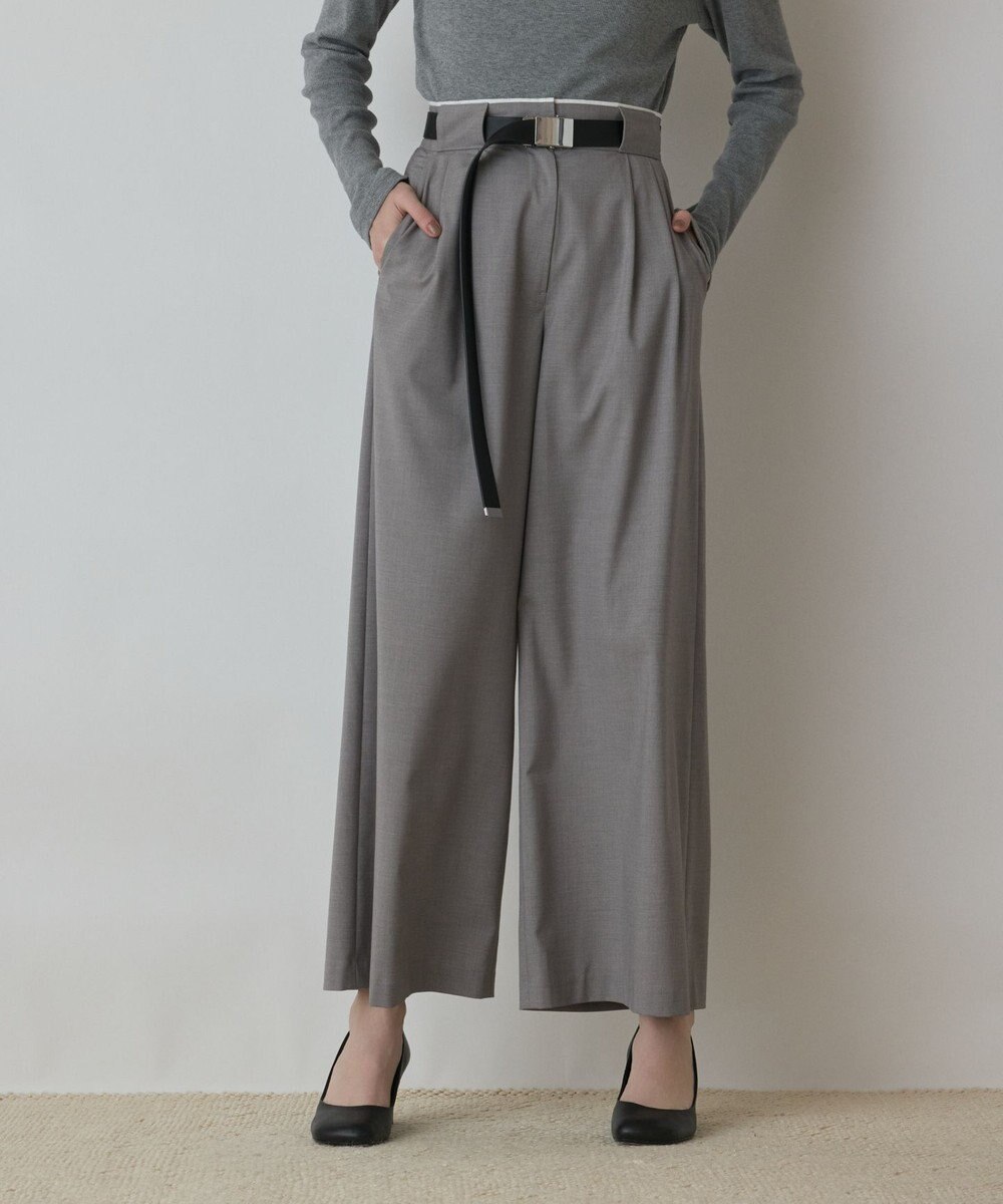 GRACE CONTINENTAL タックワイドパンツ 