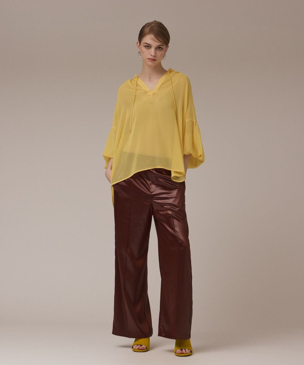 GRACE CONTINENTAL ボリュームカフタントップ 