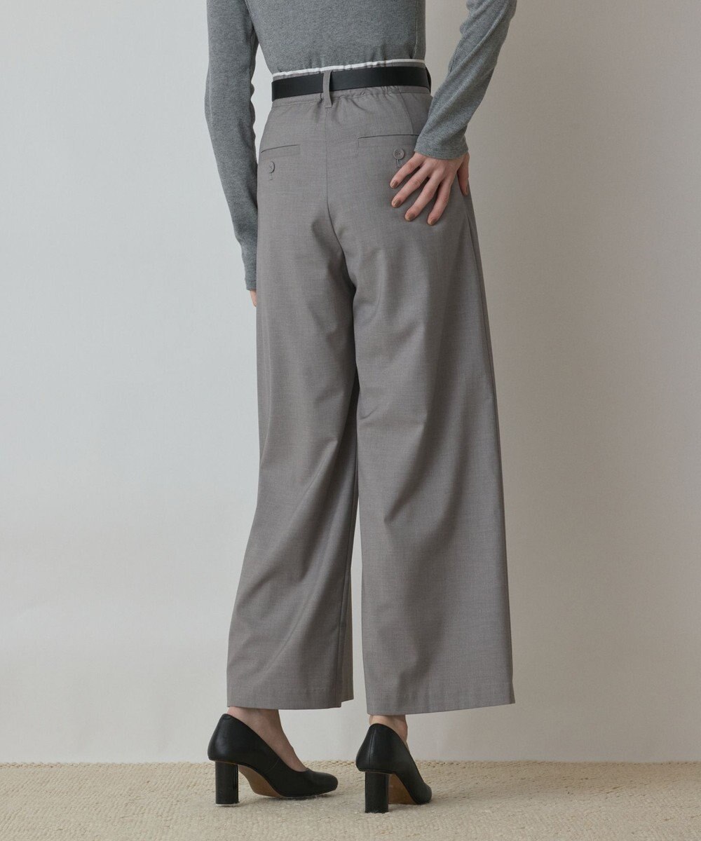 GRACE CONTINENTAL タックワイドパンツ 