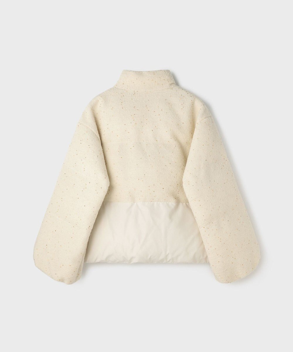 GRACE CONTINENTAL ツイードコンビパフィーブルゾン 