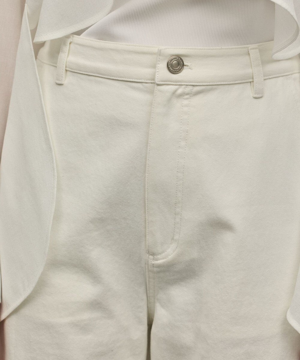 GRACE CONTINENTAL カットワークフレアパンツ 