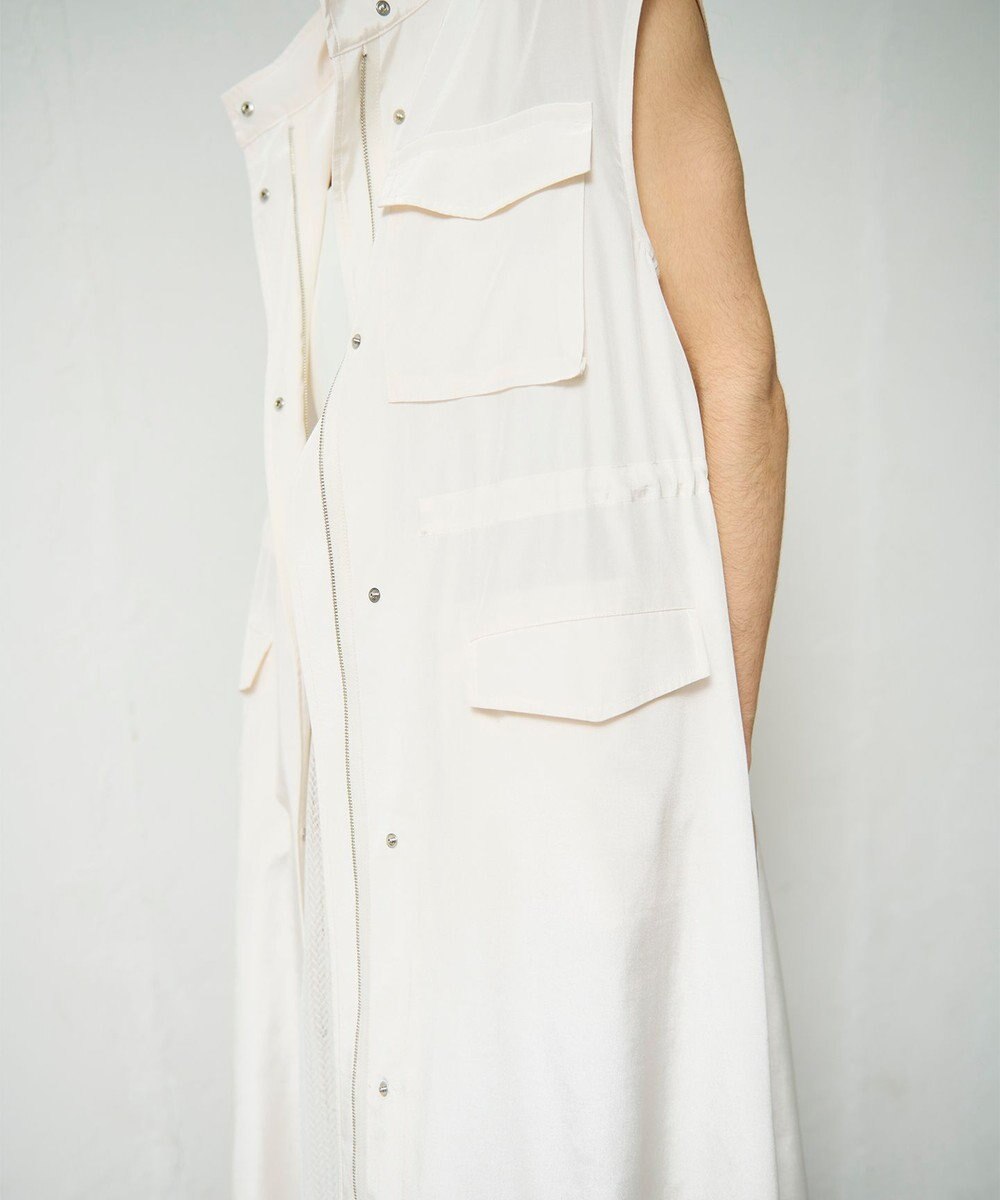 GRACE CONTINENTAL ミリタリーロングジレ 