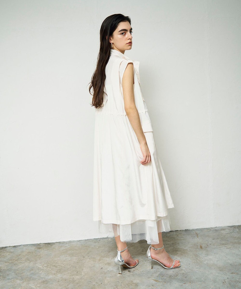 GRACE CONTINENTAL ミリタリーロングジレ 