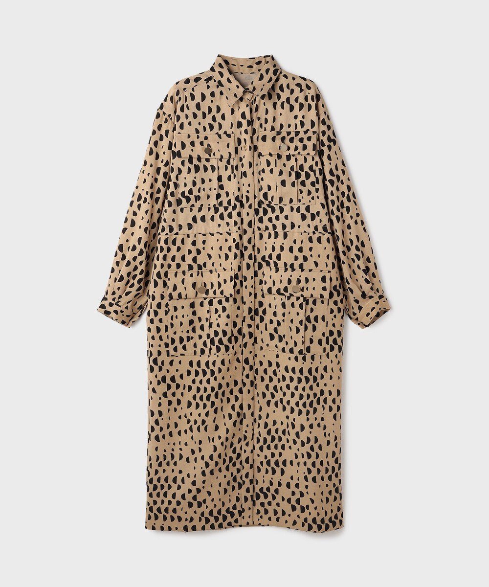 GRACE CONTINENTAL ハーフドットミリタリーワンピース 