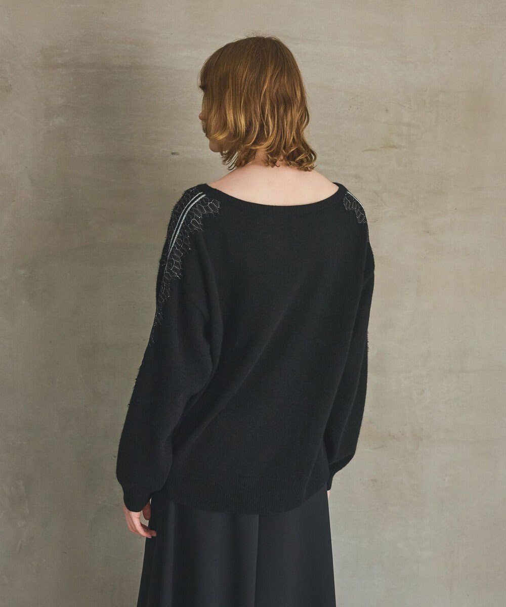 GRACE CONTINENTAL レーススリーブトップ 