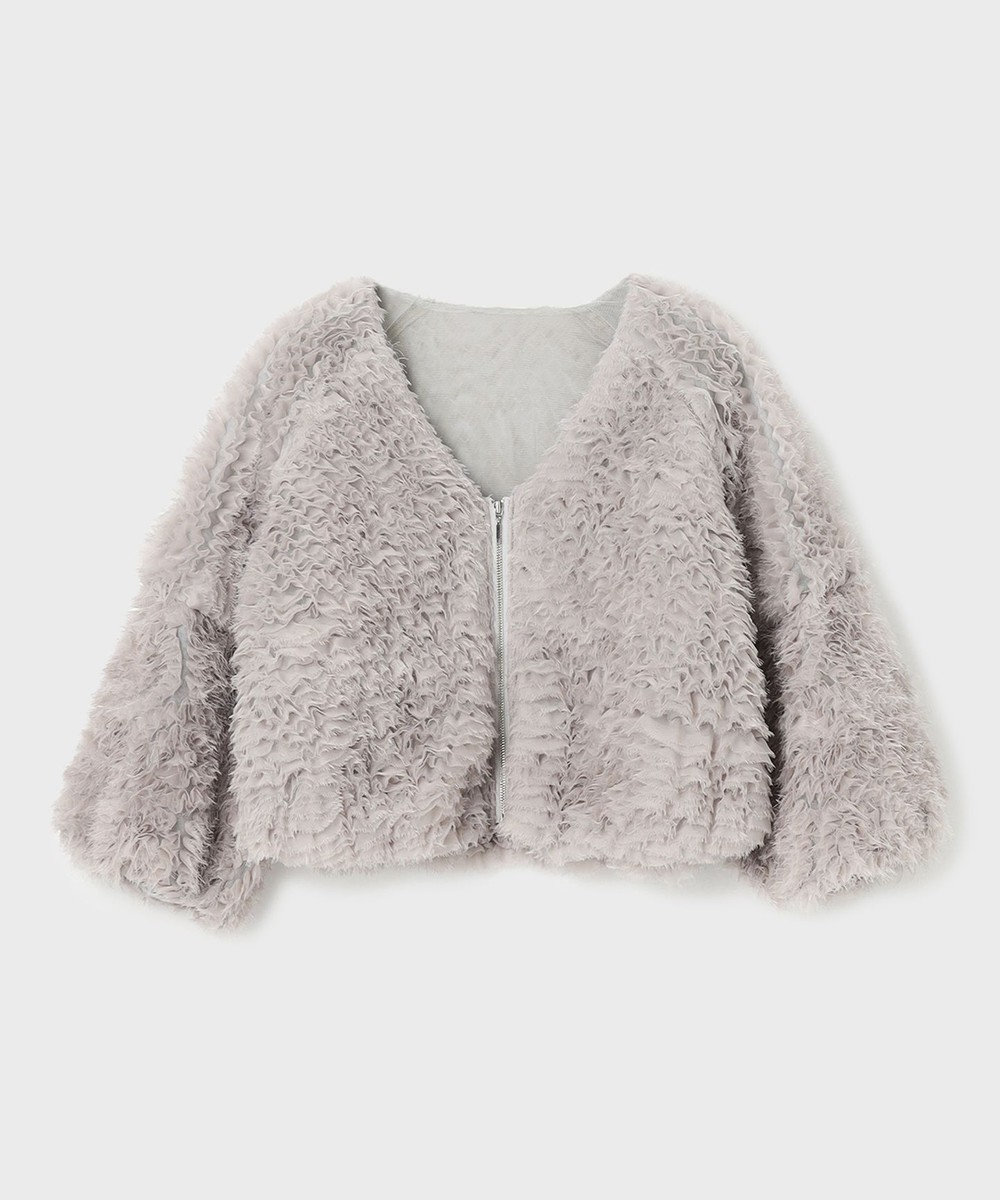 GRACE CONTINENTAL フラワーチュール刺繍ブルゾン