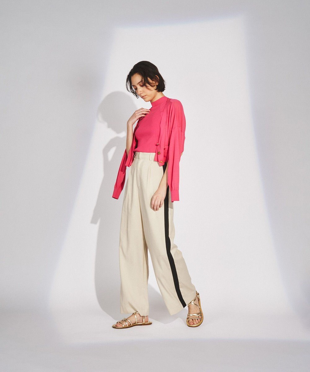 GRACE CONTINENTAL ショートルーズニットカーディガン