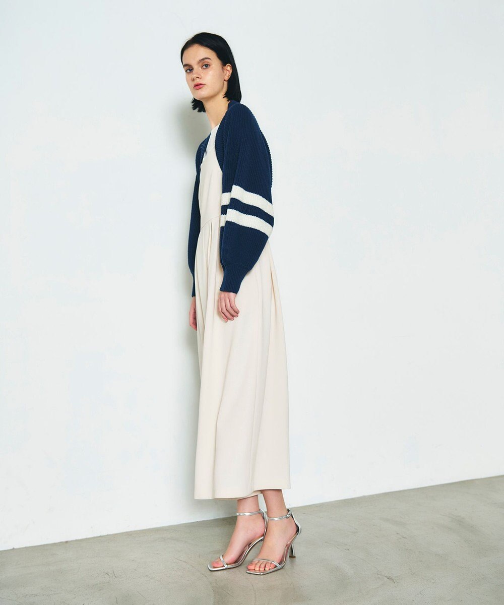 GRACE CONTINENTAL 畦ショートニットカーディガン