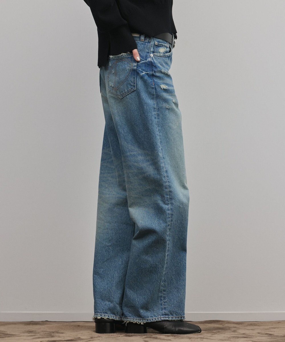 GRACE CONTINENTAL ワイドストレートデニムパンツ 