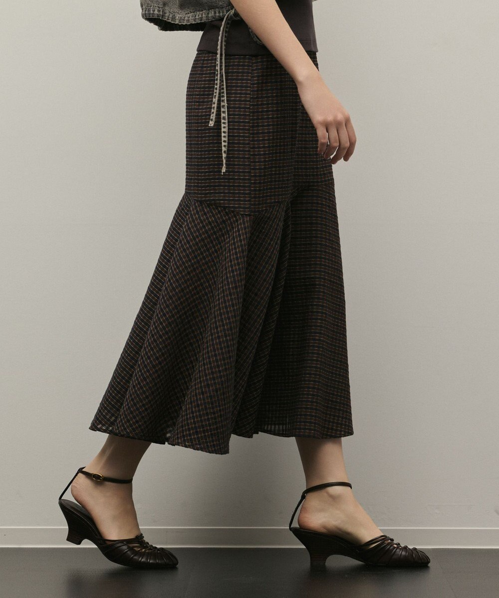 GRACE CONTINENTAL チェックマーメイドスカート 