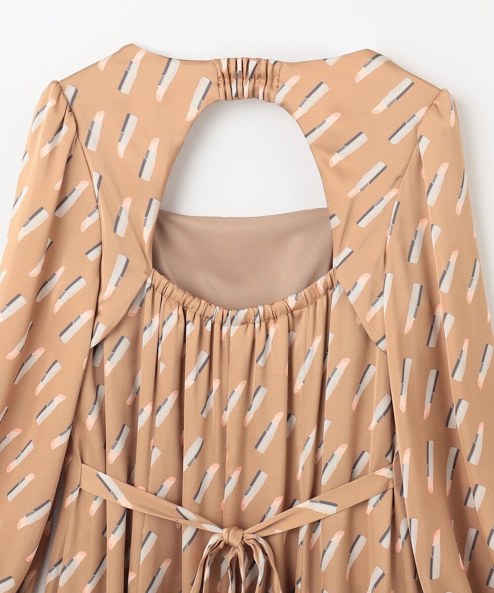 GRACE CONTINENTAL バックシャンリップドレス 