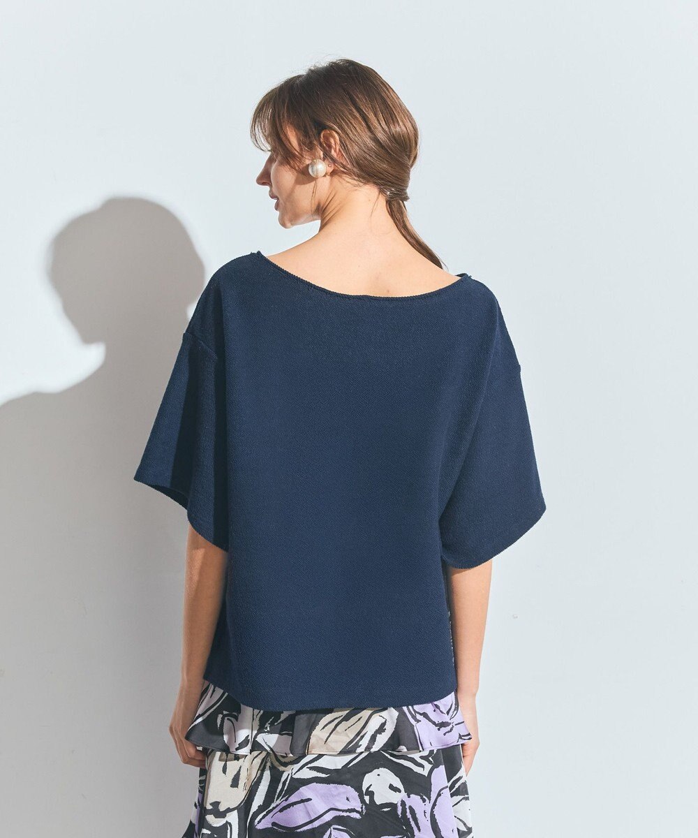 GRACE CONTINENTAL ナンバープリントループ裏毛トップ 