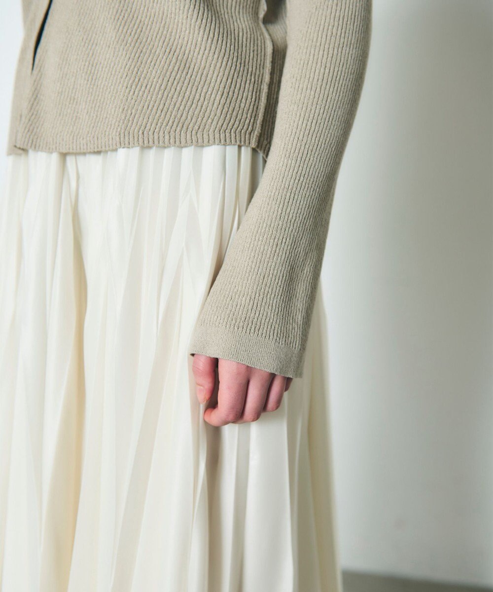 GRACE CONTINENTAL トリコットプリーツスカート 