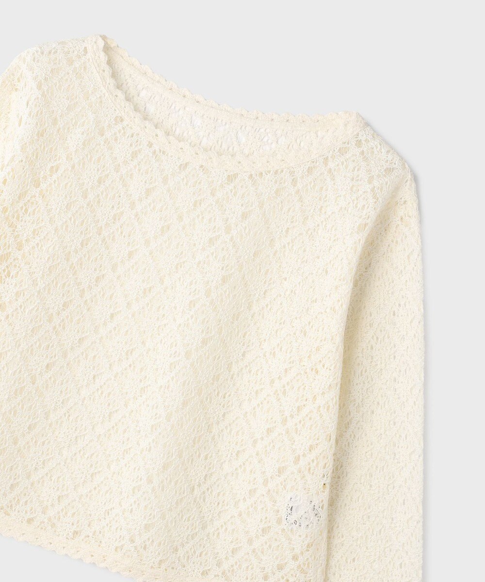 GRACE CONTINENTAL レースフレアスリーブトップ 