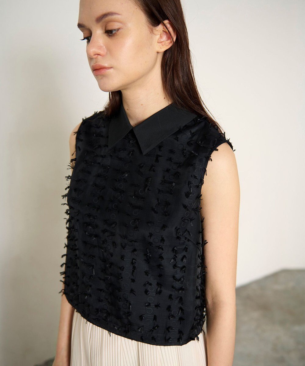 GRACE CONTINENTAL シアージャガード トップ