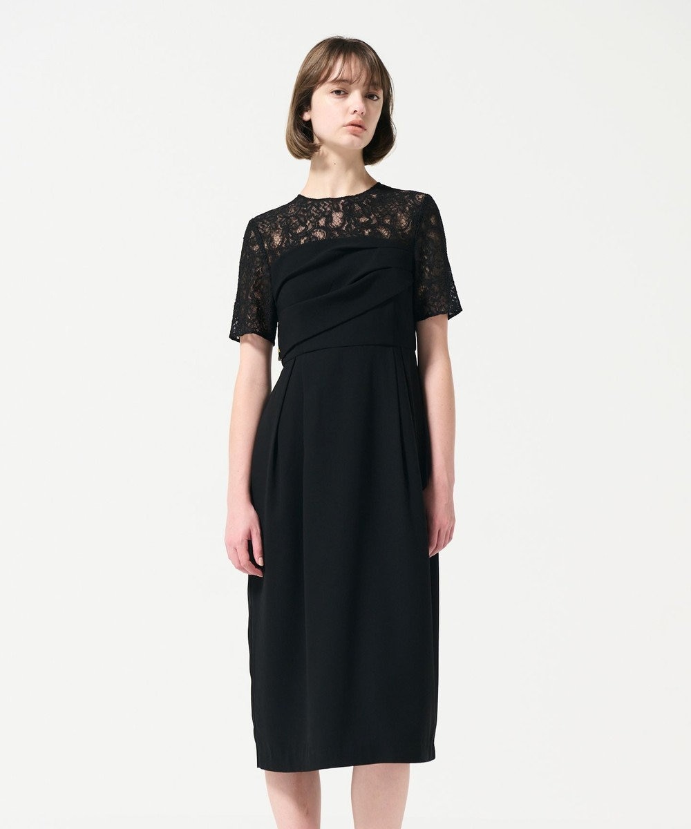 GRACE CONTINENTAL タックドレープコクンドレス