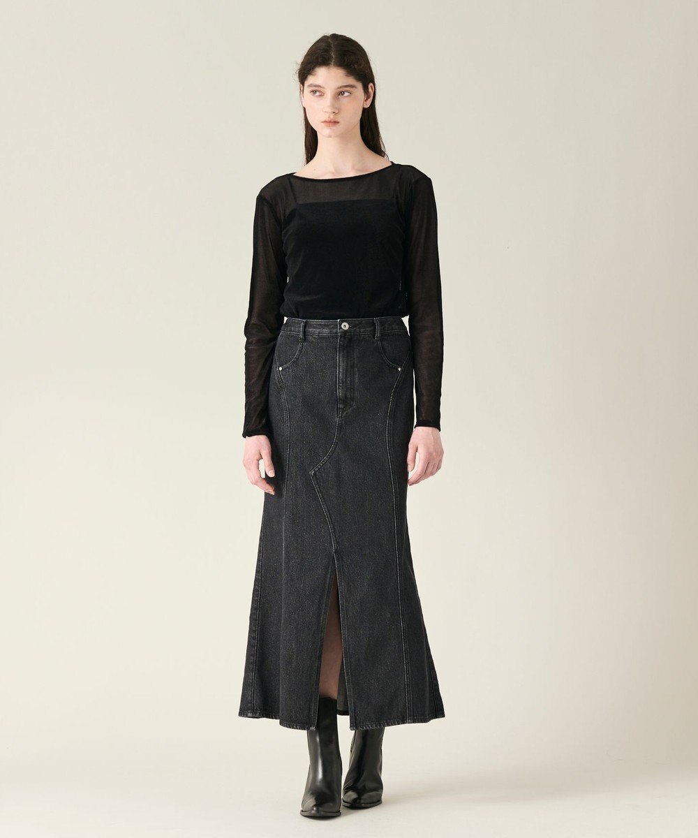 GRACE CONTINENTAL ベロアカットトップ