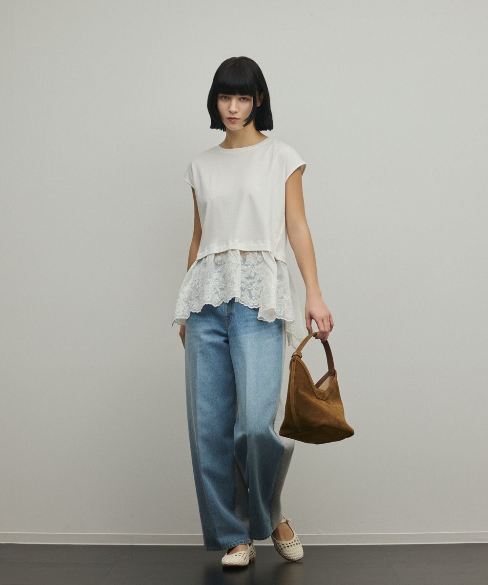 GRACE CONTINENTAL ヘムembカットトップ 