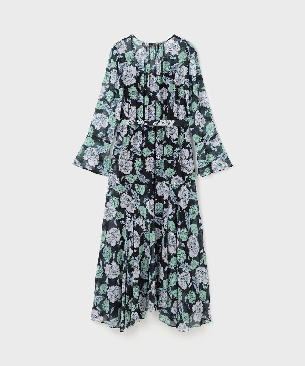 GRACE CONTINENTAL フラワープリントワンピース 