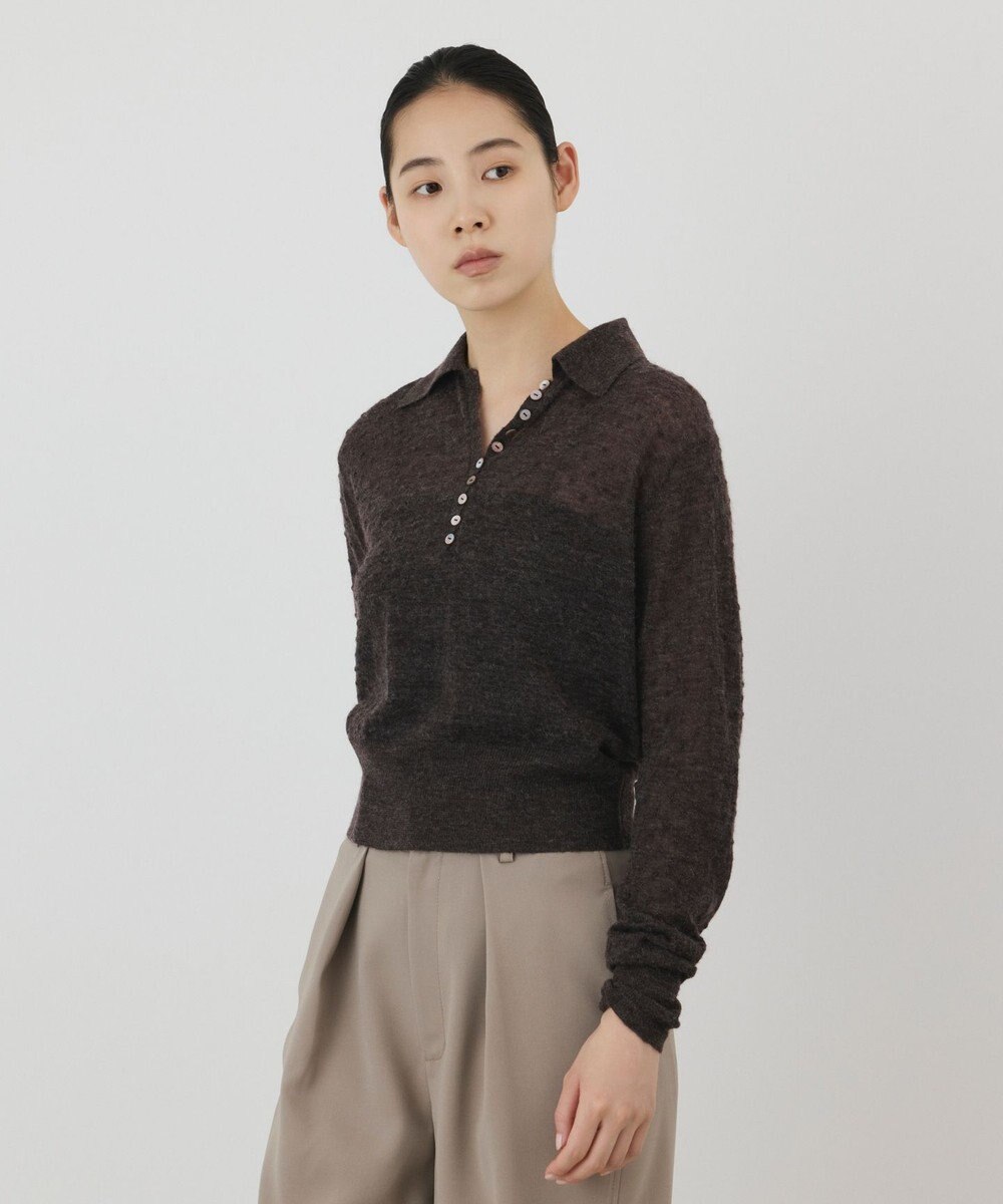 GRACE CONTINENTAL アルパカポロニットトップ 