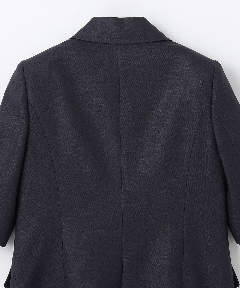 GRACE CONTINENTAL リネンタッチハーフスリーブジャケット